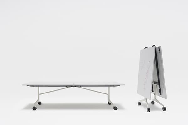 Plex – Rectangulaire — Table pliante + tableau blanc
