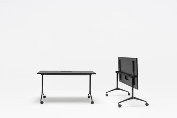 Revi – Plan de travail rectangulaire — Table plateau rabattable