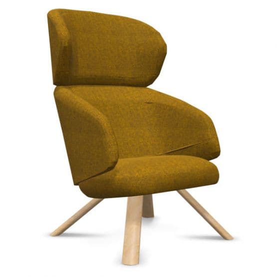 Fauteuil lounge avec têtière Eztia