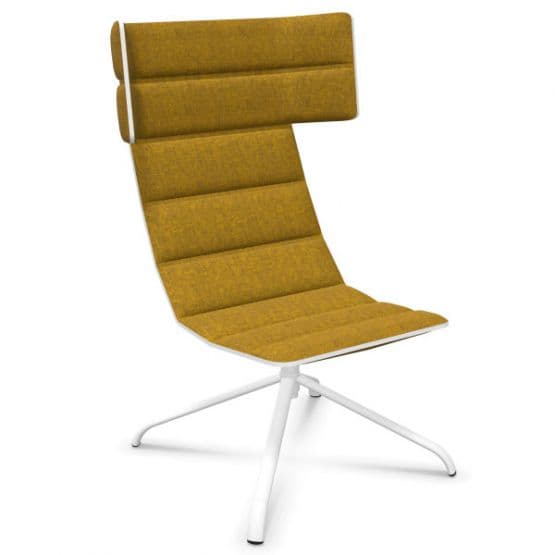 Fauteuil lounge Ildo haut dossier et têtière