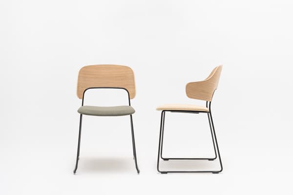 Chaise Afi — Rembourrée