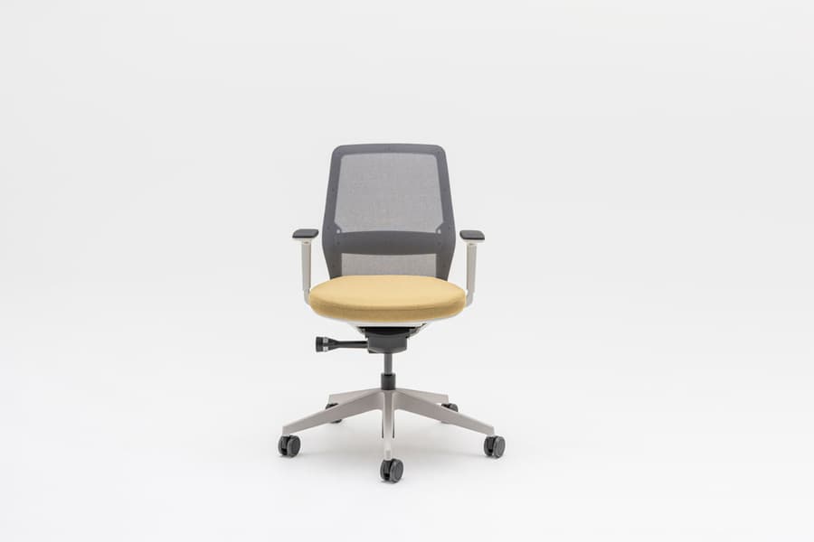 Chaise Evo — Dossier résille (roulettes)