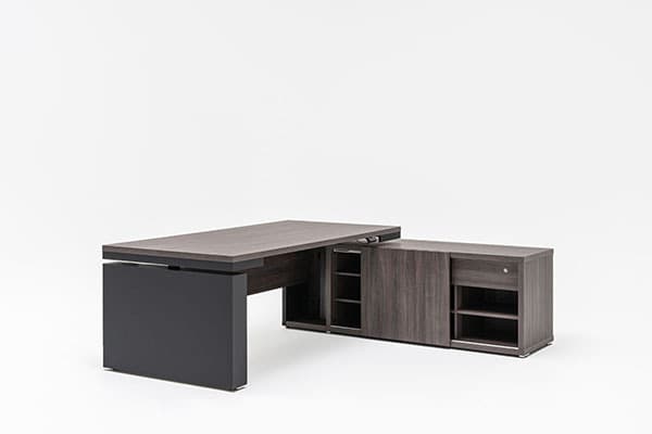 Bureau Direction Mito MDD — Réglable en Hauteur, Piétement Gloss