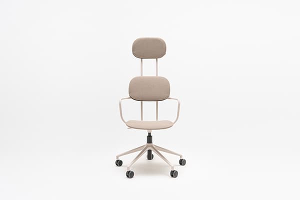 Chaise New School — Réglable tapissée appui-tête
