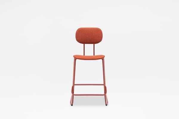 New School — Tabouret haut tissu