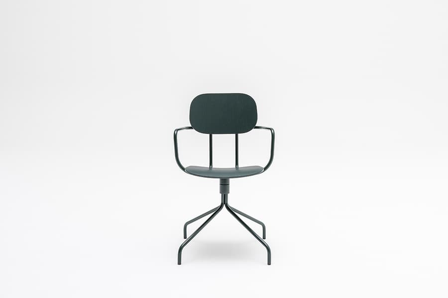 Chaise New School — Pivotante contreplaqué