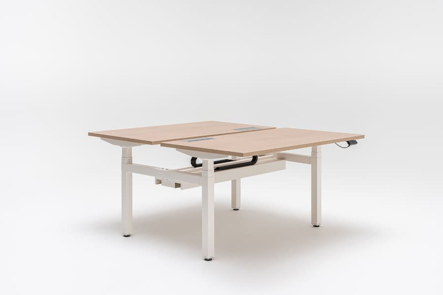 Ogi Drive Bench avec chemin de câbles partagé – réglage de la hauteur 700-1200 mm — Bench assis-debout (sans colonne L1690×P1200)