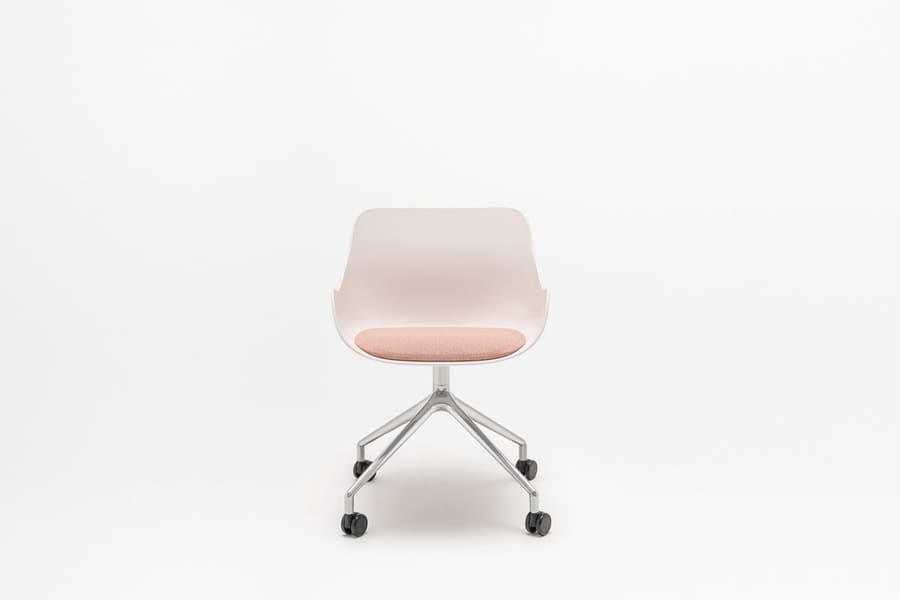 Chaise Baltic Remix — Base aluminium poli