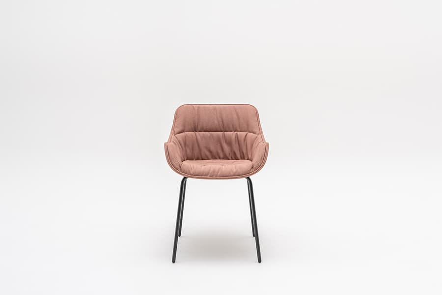 Chaise Baltic Soft Duo — 4 pieds métal