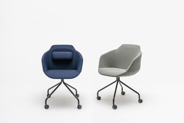 Chaise Ultra — Étoile 4 branches roulettes