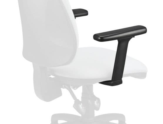 Accoudoirs 3D noirs soft touch pour siège ergonomique