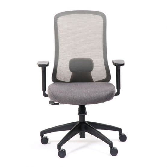 Chaise ergonomique noire Lando