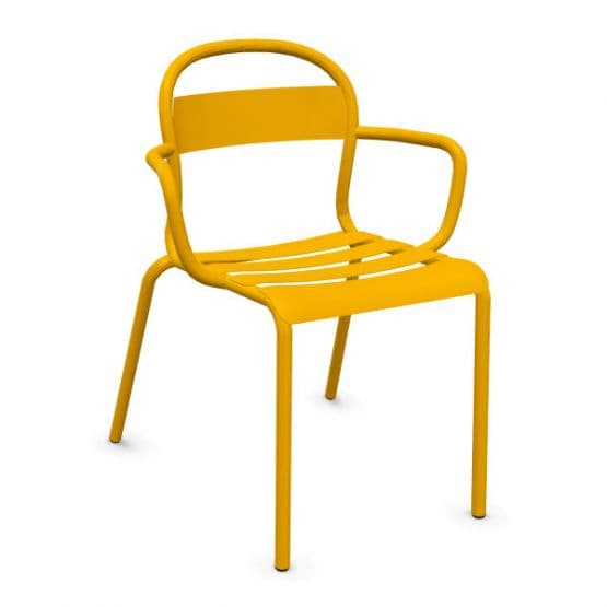 Lot de 4 chaises avec accoudoirs Kanpoa