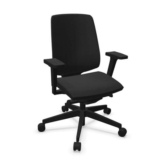 Chaise ergonomique noire résille LightUp