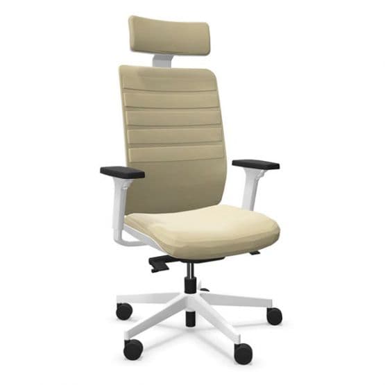 Fauteuil Wi-Max direction blanc avec têtière