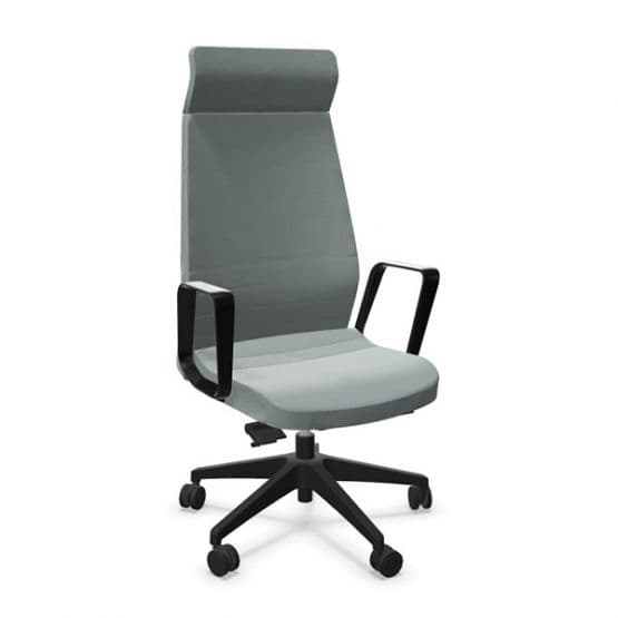 Fauteuil noir Eden 02 avec têtière