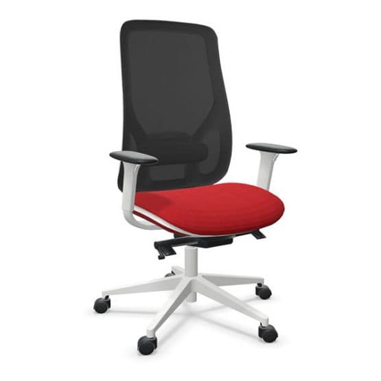 Fauteuil Eman blanc résille
