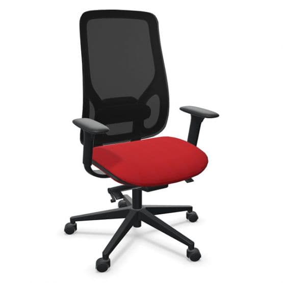 Fauteuil Eman noir résille