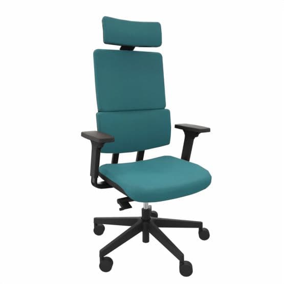 Fauteuil Wi-Max noir tapissé avec têtière