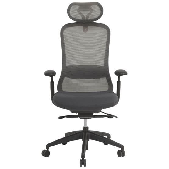 Fauteuil avec assise a mémoire de forme accoudoirs 4D et têtière Memory