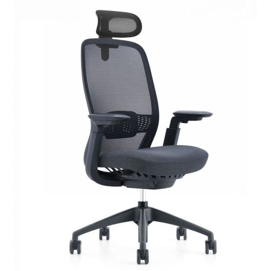 Fauteuil avec têtière et système d'amortissement Iris