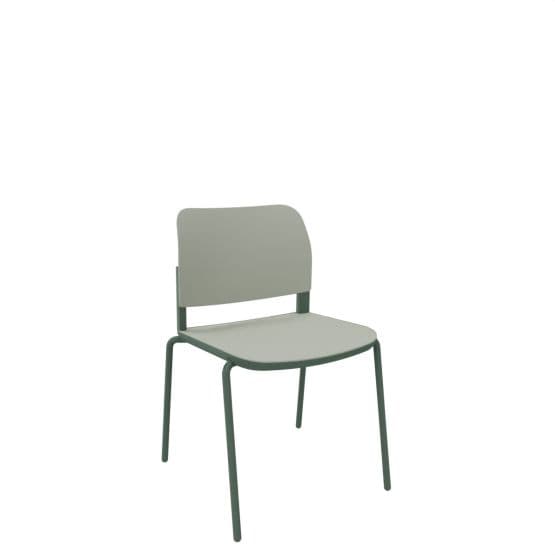 Chaise 4 pieds assise et dossier polypropylène Adio