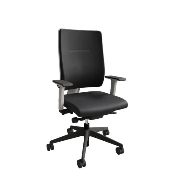 Fauteuil Toleo tapissé structure blanche Ultra Spring