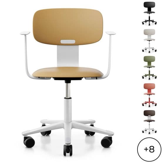 Chaise de bureau en polypropylène Tion