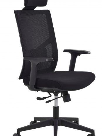 Fauteuil bureautique ergonomique Zack réf. 1920 | Dossier filet, têtière réglable – Confort 8h/jour – Sitek