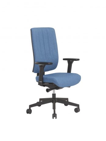 Siège bureautique ergonomique Karl réf. 2704 | Mécanisme synchrone 5 positions – Confort 8h/jour – Sitek