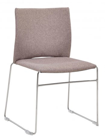 Chaise multi-usages Jill toute tapissée réf. 3682 | Tissu résistant 100 000 cycles – Confort 8h/jour – Sitek