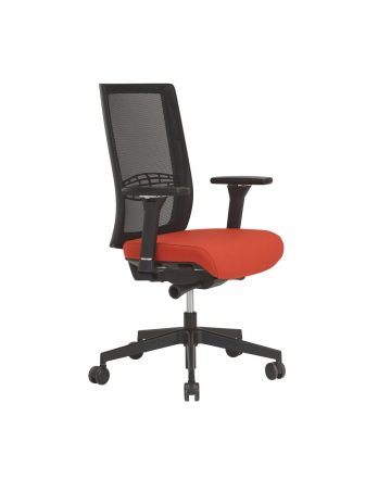 Siège bureautique Yvan réf. 7935 | Dossier filet, support lombaire réglable – Confort 8h/jour – Sitek