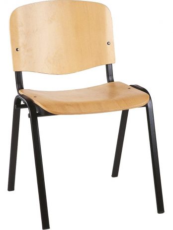 Chaise multi-usages Claudia bois réf. 3054 | Empilable x10 – Confort 8h/jour – Sitek