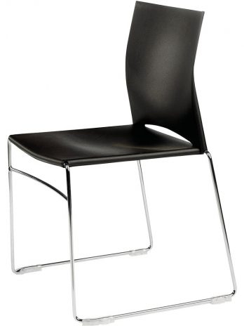 Chaise multi-usages Jill polypro réf. 3680 | Empilable & accrochable – Idéale réunion 8h/jour – Sitek