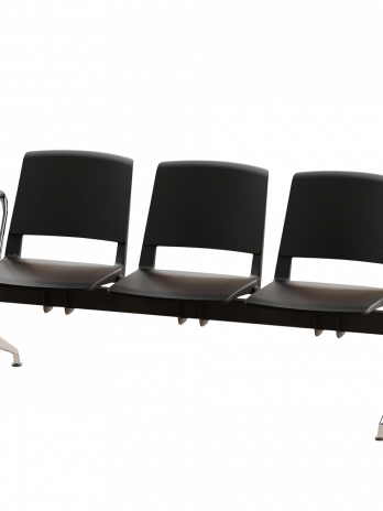 Siège poutre Copo3P polypropylène – bureau, openspace – ACT