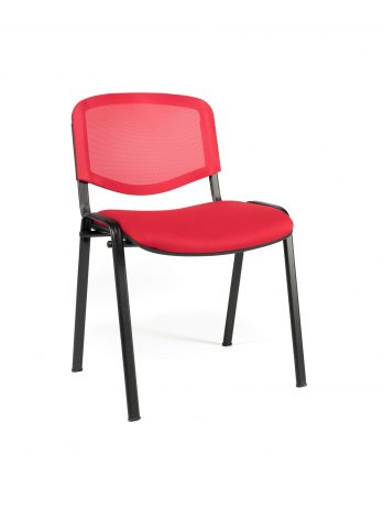 Chaise d'accueil Dino-T tissu noir – polyvalent – ACT