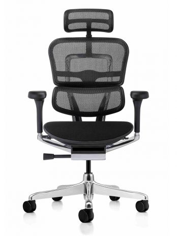 Fauteuil bureautique synchrone Ehe2-B | Résille noire – Usage intensif – ACT