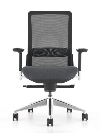Fauteuil bureautique synchrone Kimi | Dossier résille noir – Travail – ACT