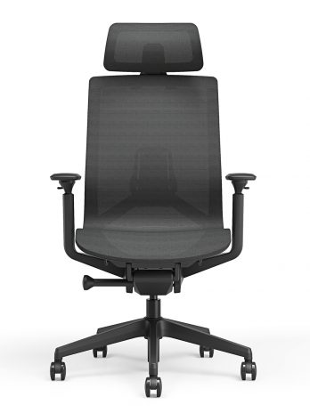 Fauteuil bureautique synchrone Kiro | Résille gris anthracite – Bureau – ACT
