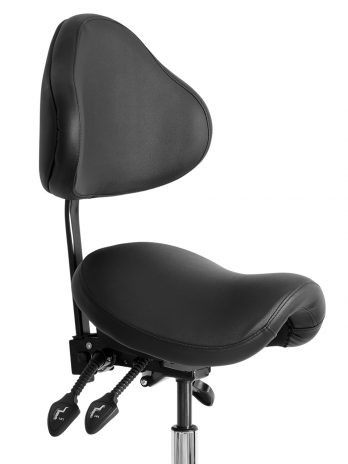 Siège technique Savi-L tissu vinyl noir – bureau – ACT