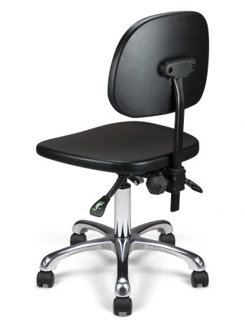 Siège technique CLPU-LA polyuréthane noir – bureau – ACT