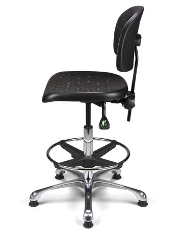 Siège technique CPPU-HA polyuréthane noir – bureau – ACT