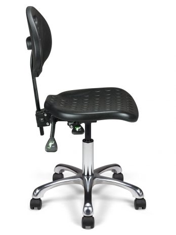 Siège technique CTPU-LA polyuréthane noir – bureau – ACT