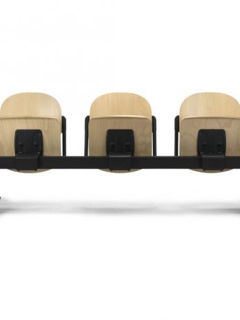 Assise rabattable Diam3P-BS hêtre naturel – bureau collaboratif – ACT