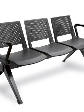 Siège poutre Keni3P polypropylène – bureau, openspace – ACT