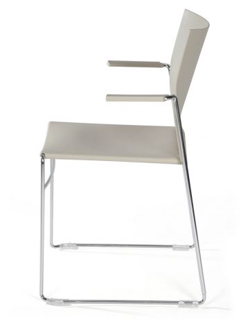 Fauteuil empilable Lino-F polypropylène – polyvalent – ACT