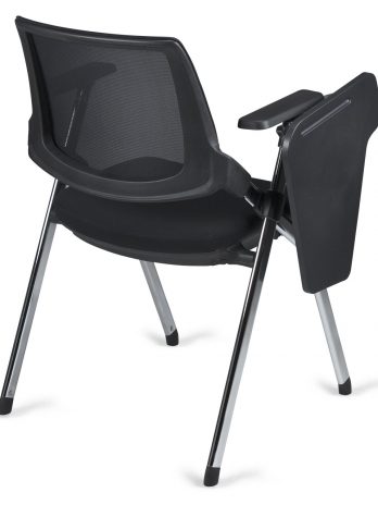 Chaise d'accueil Nina-P acier chromé – polyvalente – ACT