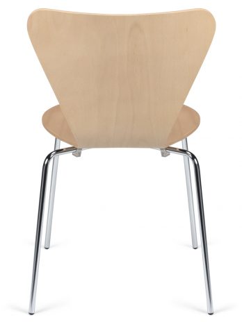 Chaise accueil Plum hêtre naturel – bureau ou réception – ACT