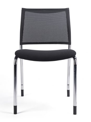 Siège accueil Surf-P tissu noir – polyvalent – ACT