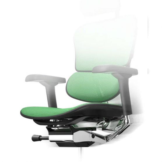 Fauteuil de bureau ergonomique en maille grise – Tech Ergohuman – accoudoirs 5D – 24/24 – Image 6